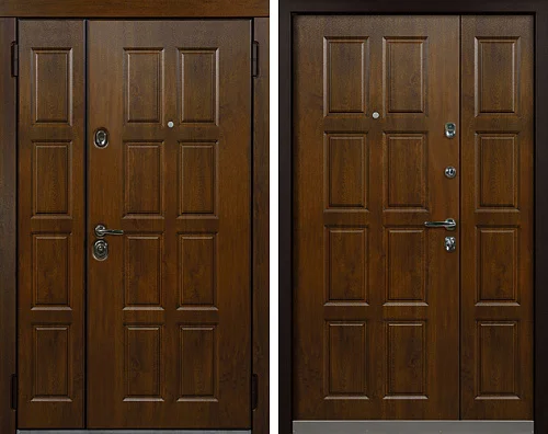 Двустворчатая широкая дверь №11