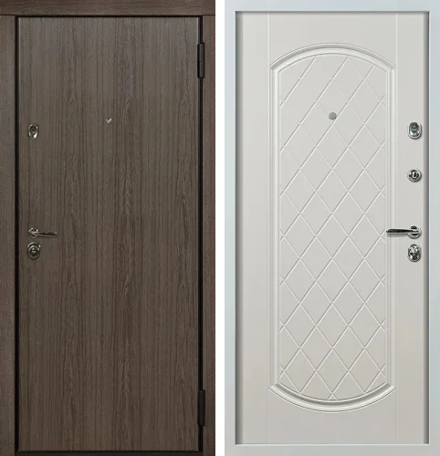 Стальная дверь с отделкой ламинат №2