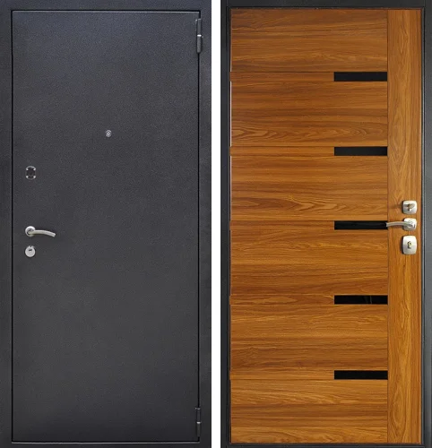 Входная дверь дверь с порошковым напылением графит №31