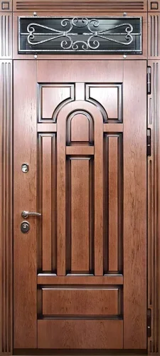 Металлическая дверь с отделкой из МДФ панели №50