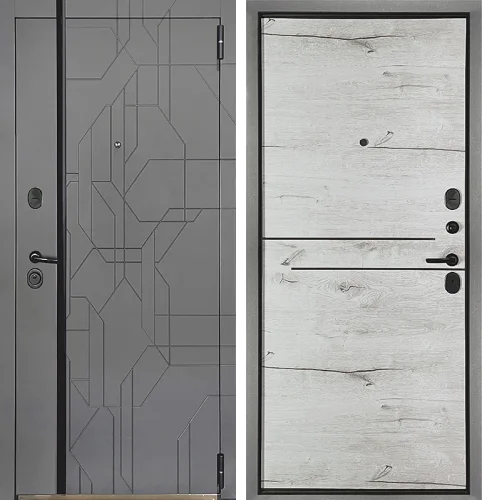 Дверь металлическая входная утепленная с шумоизоляцией №140