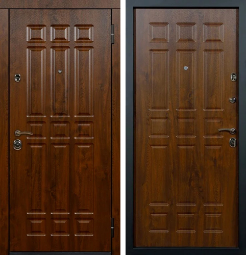 Дверь входная в дом утепленная с терморазрывом №9