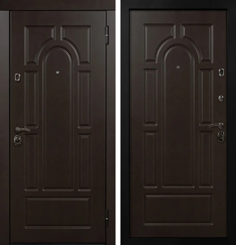 Дверь металлическая входная уличная №28