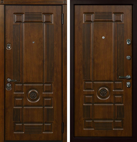 Дверь входная металлическая утепленная для частного дома №41