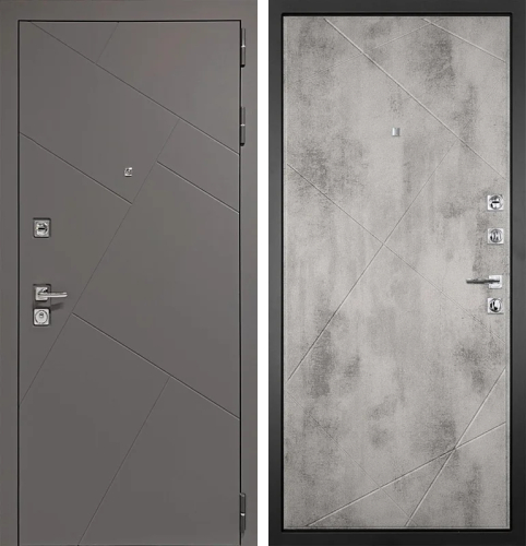 Уличная дверь в частный дом с терморазрывом №96