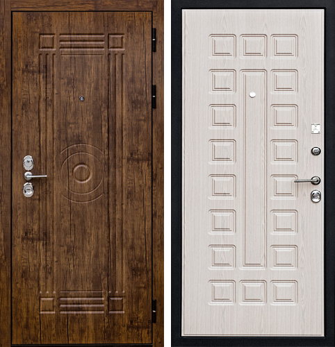 Утепленная входная дверь в частный деревянный дом №97