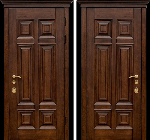 Металлическая дверь на заказ для каркасного дома №6