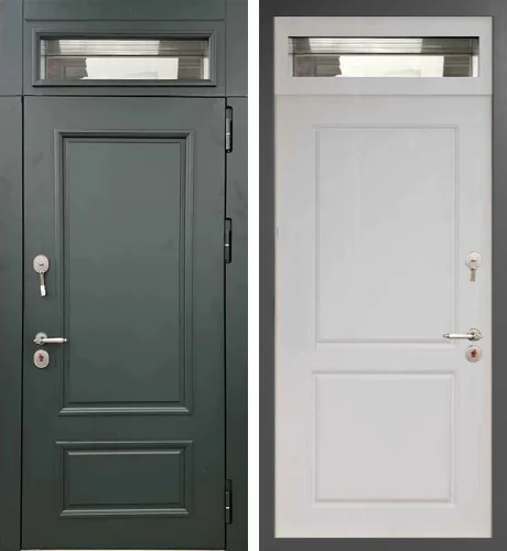 Уличная дверь с фрамугой №7