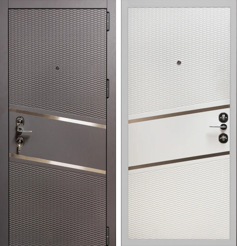 Дверь для коттеджа с терморазрывом №73