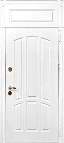 Входная дверь с верхней фрамугой №53