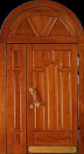 Входная дверь лакированная №2
