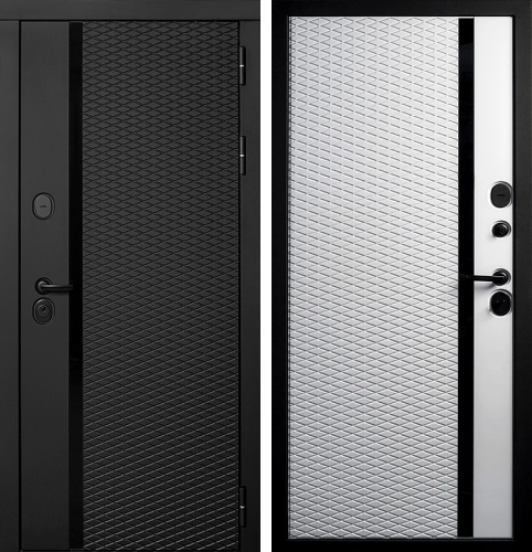 Тёплая уличная дверь с терморазрывом №69