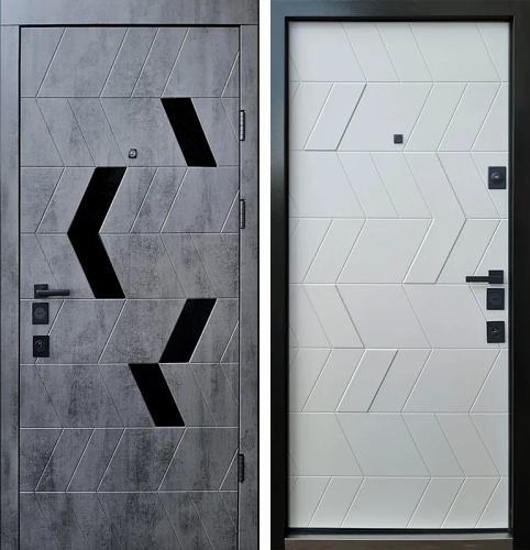 Теплая дверь в частный дом №77