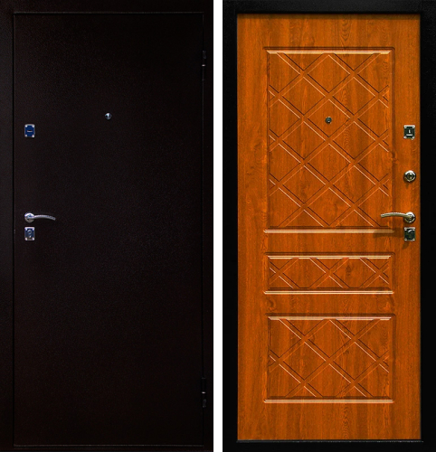 Металлическая дверь с коробкой №42