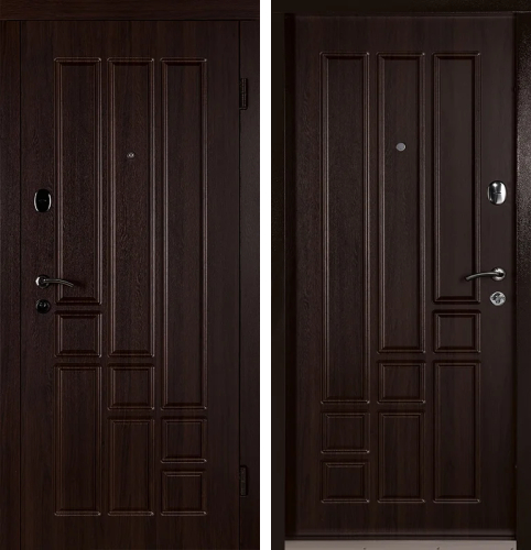 Дверь входная металлическая с шумоизоляцией и утеплением №49