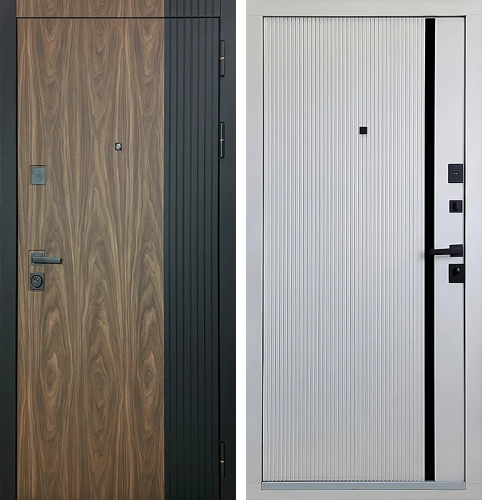 Входная дверь в загородный дом с терморазрывом №86