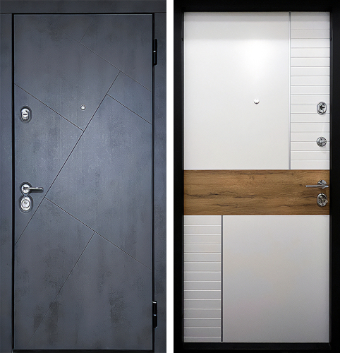 Металлическая дверь для каркасного дома уличная №116