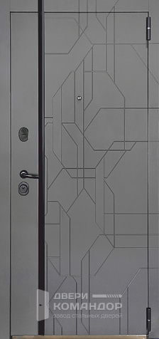 Дверь металлическая с МДФ накладкой №1 - наружная сторона