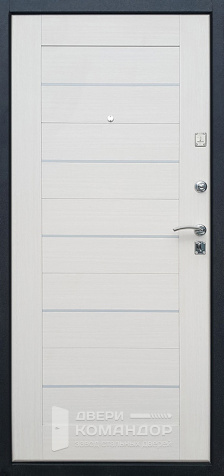 Дверь металлическая входная серая №32 - внутренняя сторона