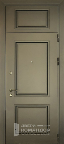 Входная дверь с фрамугой сверху №5 - наружная сторона