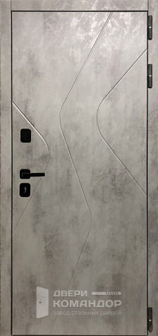 Дверь с двойным терморазрывом №58 размером 860x2050 мм - наружная сторона