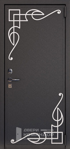 Дверь железная кованная №10 - наружная сторона