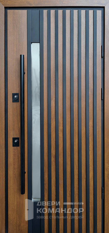 Входная дверь с большой ручкой №6 - наружная сторона