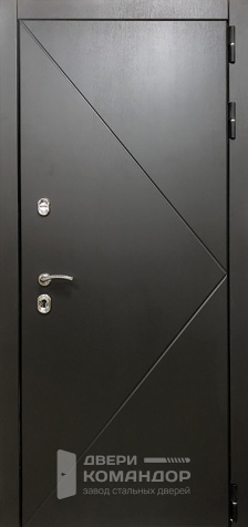 Металлическая утепленная дверь с терморазрывом №51 - наружная сторона