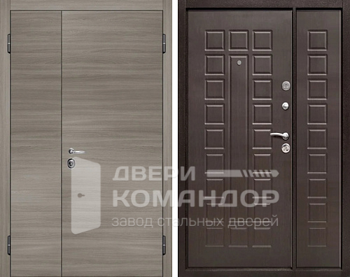 Двустворчатая дверь входная №8