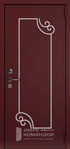 Дверь металлическая наружная на дачу №12 - наружная сторона