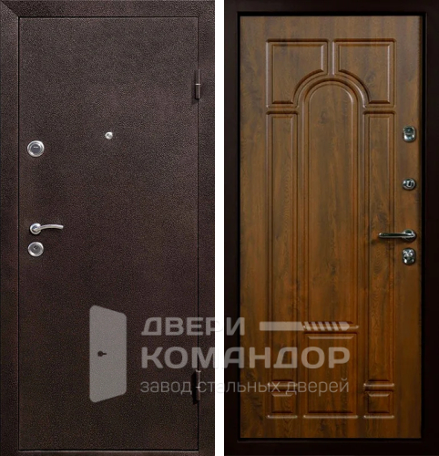 Входная дверь в деревянный дом уличная №35