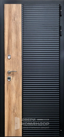 Дверь для дома входная уличная с терморазрывом №50 - наружная сторона