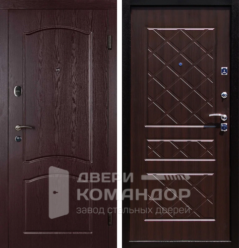 Металлическая дверь МДФ с двух сторон №10