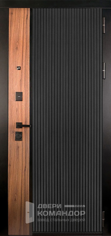 Входная дверь с звукоизоляцией в квартиру №13 - наружная сторона