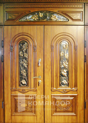 Дверь из массива лиственницы №17