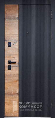 Дверь входная уличная утепленная №70 размером 860x2050 мм - наружная сторона