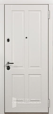 Дверь наружная металлическая утепленная №30 размером 860x2050 мм - наружная сторона