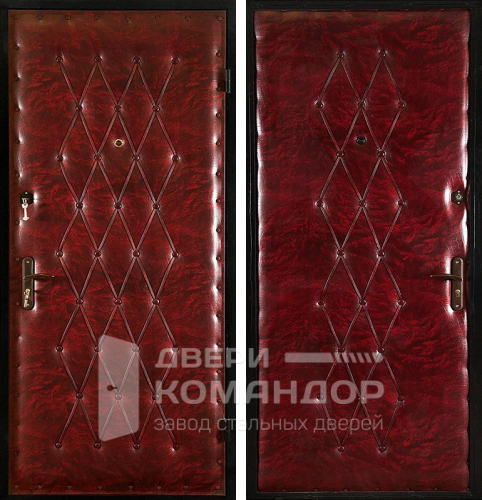 Дешевая металлическая дверь входная эконом класса №12