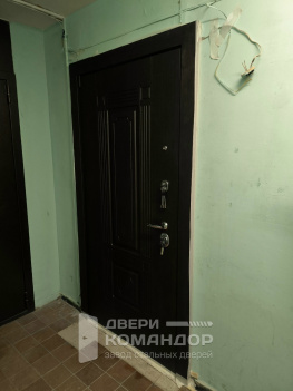 Входная дверь Викинг венге / дуб белёный АСД с расширением проёма (Типовая серия I-68-01/16яЮ-2/78)