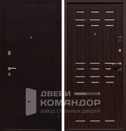 Дверь металлическая входная дачная №14