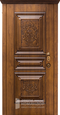 Входная дверь из массива дерева №12 - внутренняя сторона