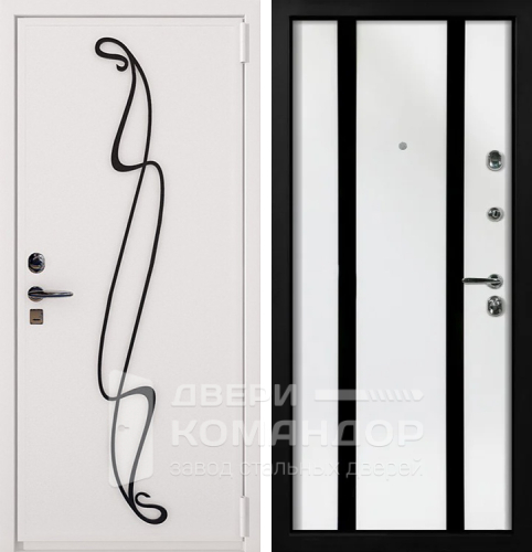 Дверь кованная уличная №14