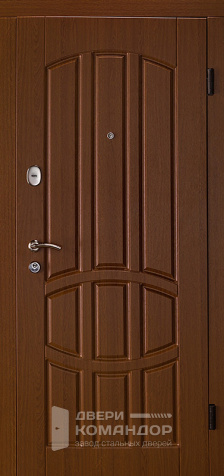 Дверь входная металлическая утепленная №14 размером 860x2050 мм - наружная сторона