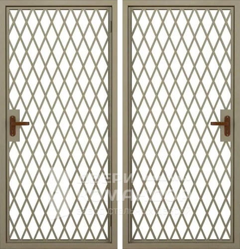 Входная решетчатая дверь №11