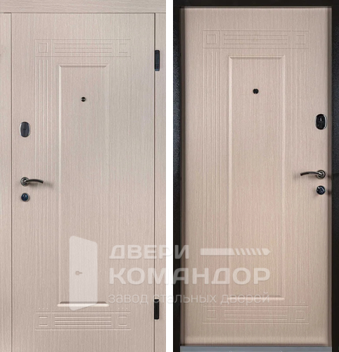Белый ясень входная дверь №50