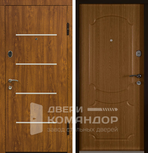 Входная дверь в дом из бруса №21