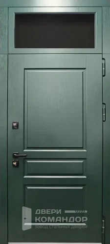 Дверь входная металлическая с фрамугой сверху №28