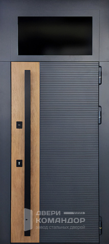 Дверь фрамугой стеклом №8 - наружная сторона