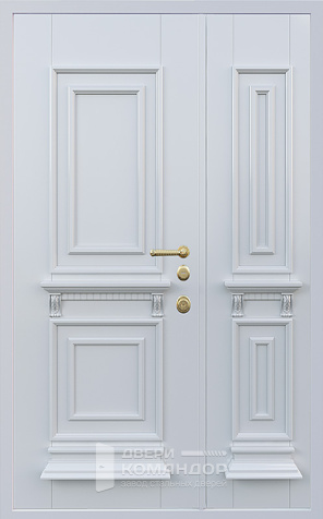 Дверь металлическая двустворчатая №23 - внутренняя сторона