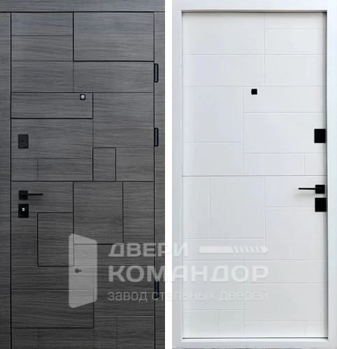 Входная дверь седой дуб №130